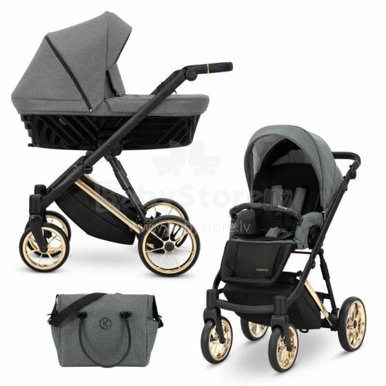 Kunert Ivento Premium Art.IVE-09 Deep Graphite Baby stroller 2in1