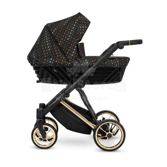 Kunert Ivento Premium Art.IVE-02 Black Style Baby stroller with carrycot