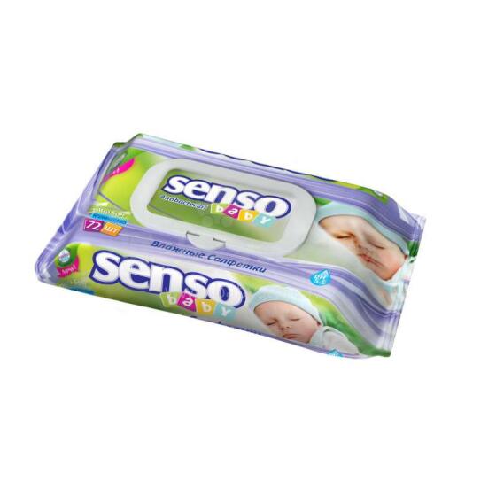 Senso Baby Art.15131  Bērnu mitras salvetes 72 gb.ar kliku