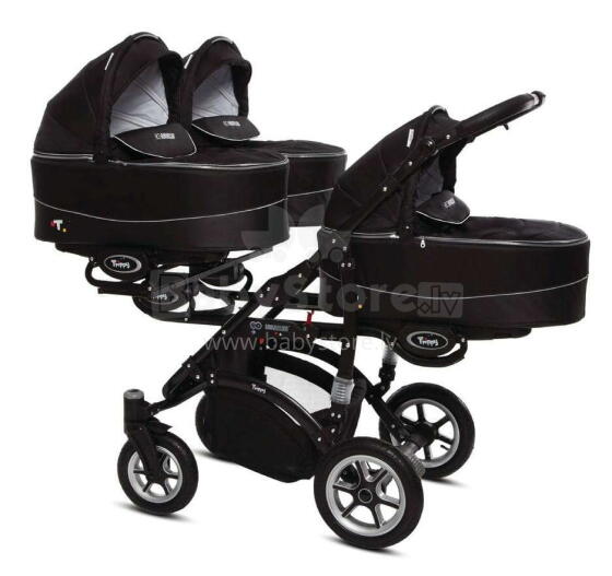 Babyactive Trippy 07 Black Универсальная коляска для тройняшек 2в1