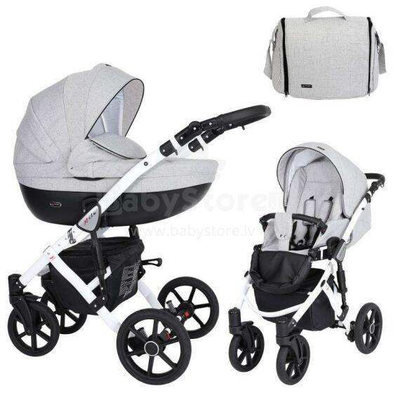 Kunert Mila White Art.MI-06 Grey  Universālie rati 2in1