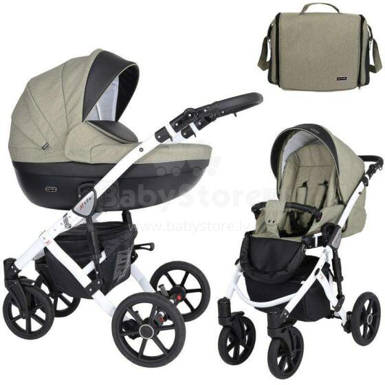 Kunert Mila White Art.MI-16 Khaki  Universālie rati 2in1