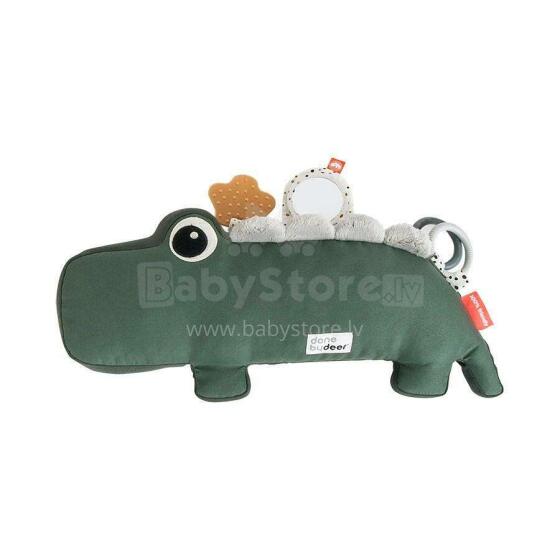 Done by Deer aktivitātes spilvens Tummy time, Croco Green
