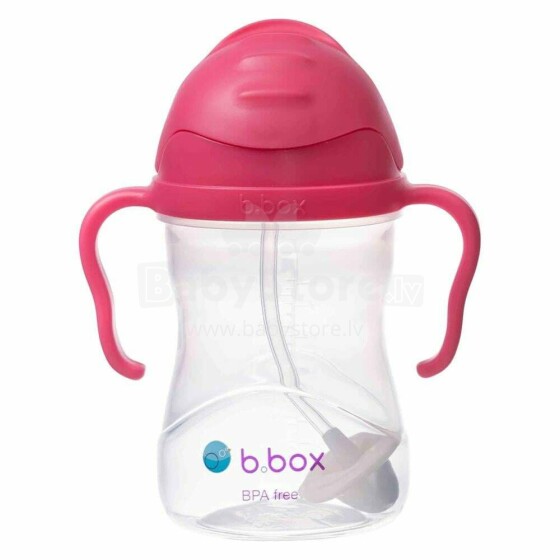 B.Box Sippy Cup Art.BB00502 Raspberry Детский поильник с соломкой,240ml