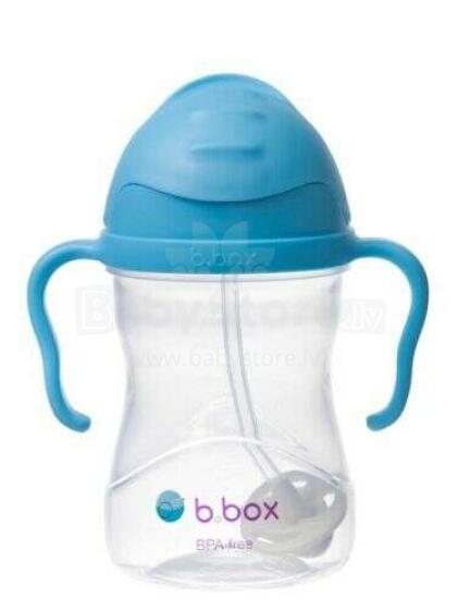 B.Box Sippy Cup Art.BBB00501 Blueberry Mācību krūzīte ar salmiņu un atsvaru,240ml