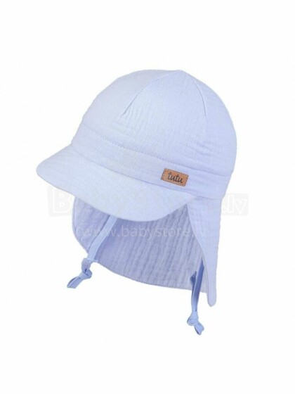 TuTu Art.3-005501 Light Blue cepure-panama ar aukliņām