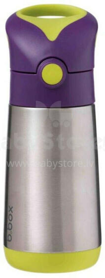 B.Box Insulated Bottle Art.BB00452 Passion Splash Термобутылка с силиконовой соломкой,350мл