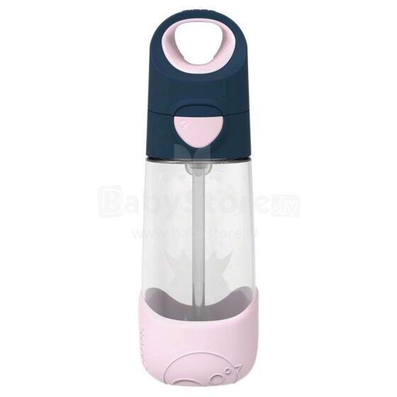 B.Box Drink Bottle Art.BB00445 Indigo Rose Детский поильник с силиконовой трубочкой с 9+ мес,450 мл