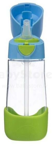 B.Box Drink Bottle Art.BB00440 Blue Breeze Pudelīte ar salmiņu no 9 +mēn, 450 ml