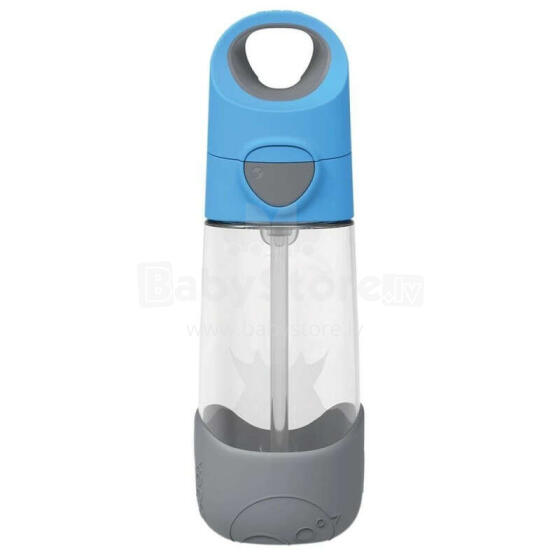 B.Box Drink Bottle Art.BB00444 Blue Slate Детский поильник с силиконовой трубочкой с 9+ мес,450 мл