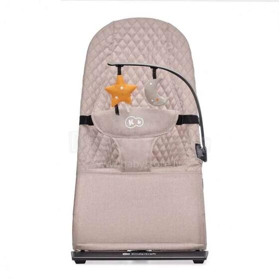 Kinderkraft Mimi Bouncer Art.KBMIMI00BEG0000 Beige  (ekspozicija - kājai vizuālais defekts)