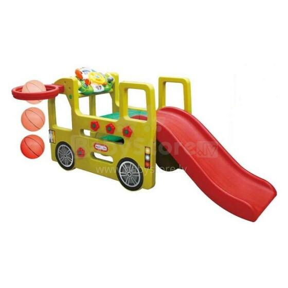 3toysm Art.JM-100 Playground A BUS, a slides, a basket with a ball, a control panel