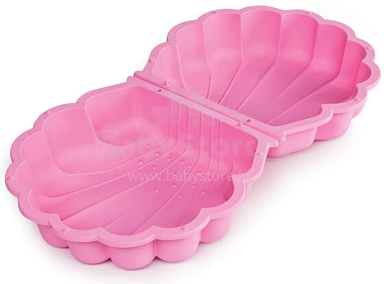 3toysm Art.61059P Sandbox Double shell pink - non-slip bottom Песочница Раковина