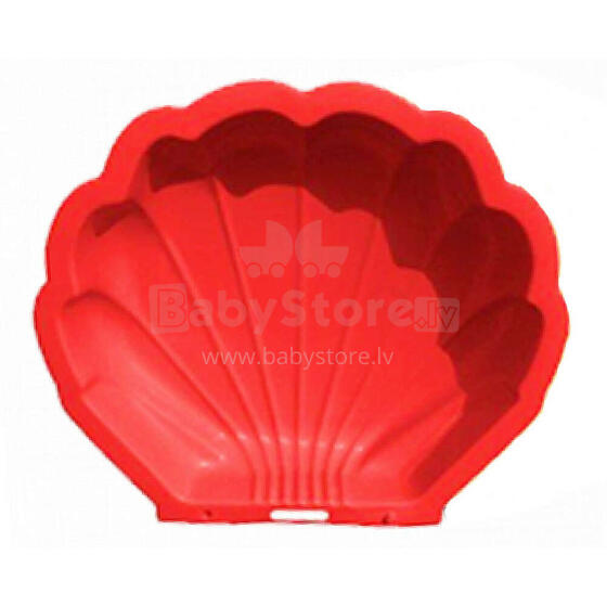 3toysm Art. 69655 Sandpit Big shell red Smilšu kaste