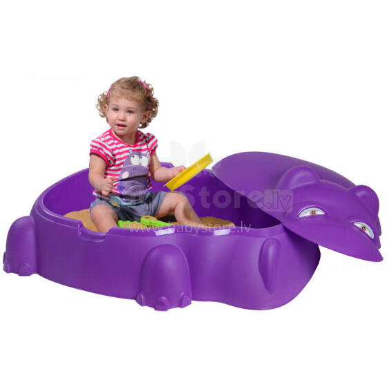 3toysm Art.18518 Sandpit Hipolit with cover purple Smilšu kaste