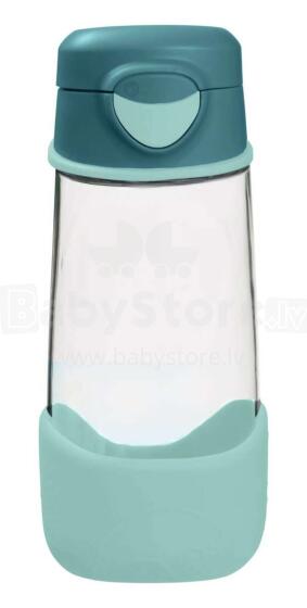 B.Box Sport Bottle Art.BB500407 Emerald Forest Детская спортивная бутылочка с силиконовым носиком 9+ мес,450 мл