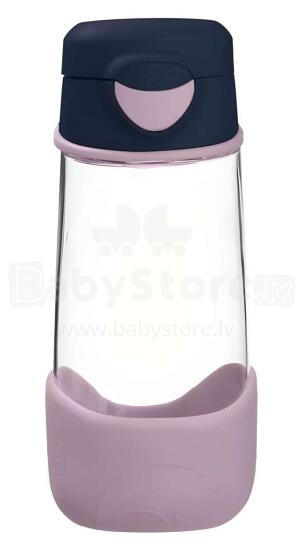 B.Box Sport Bottle Art.BB00610 Indigo Rose  Детская спортивная бутылочка с силиконовым носиком 9+ мес,450 мл