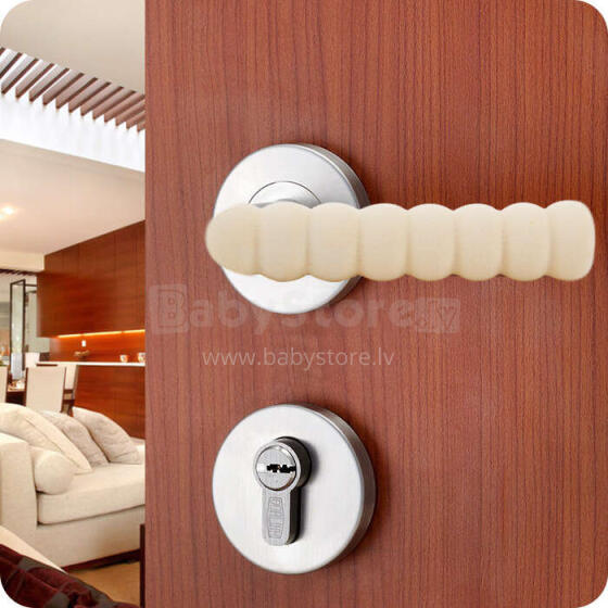 Ikonka Art.KX7912 Door handle cover in beige foam