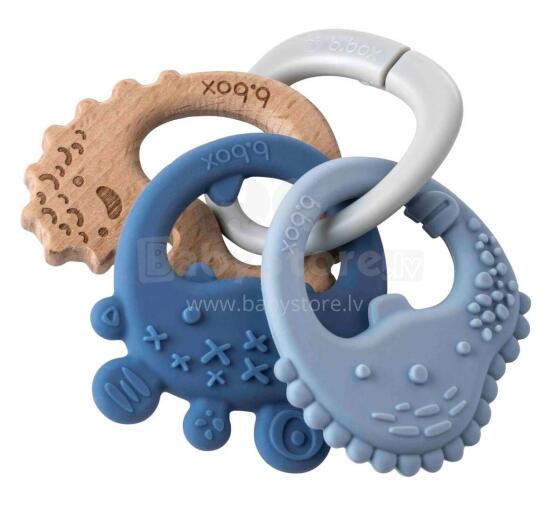 B.box Trio Teether Art.BB100208 Lullababy Blue