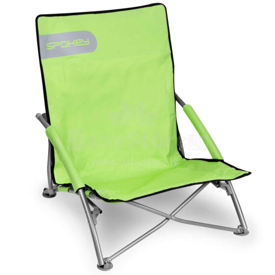 Folding deckchair green Spokey PANAMA