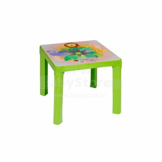 3toysm Art.60979 Plastic table green Bērnu galdiņš