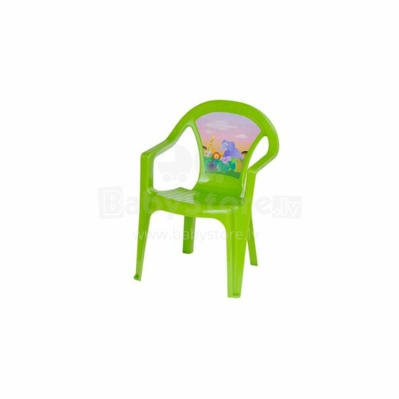 3toysm Art.60281 Plastic chair green kõrge tool