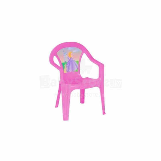 3toysm Art.60281 Plastic chair pink Bērnu krēsls
