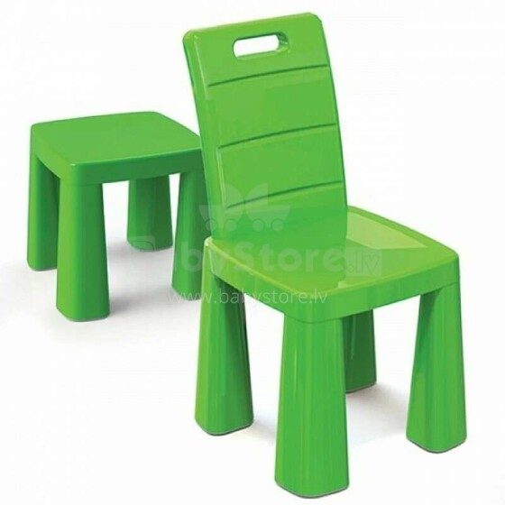 3toysm Art.4692 Plastic chair green