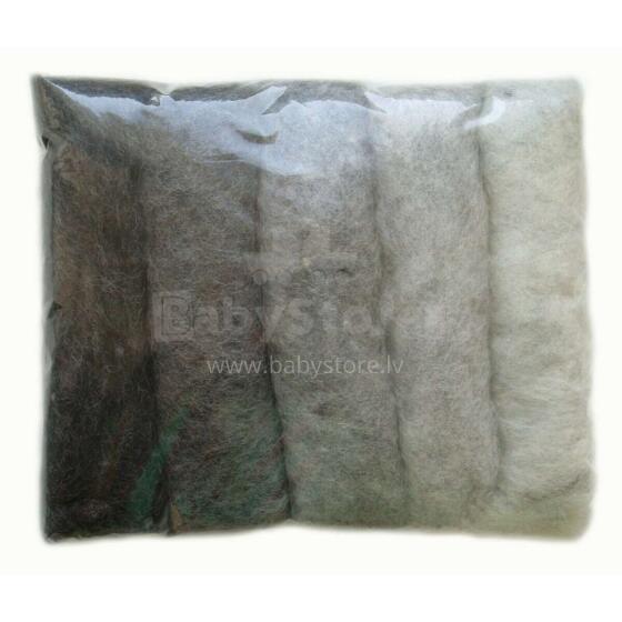 Wool Felt Art.VKMIX12-50 Шерсть разноцветная для Сухого и Мокрого валяния,5 шт.(50г)