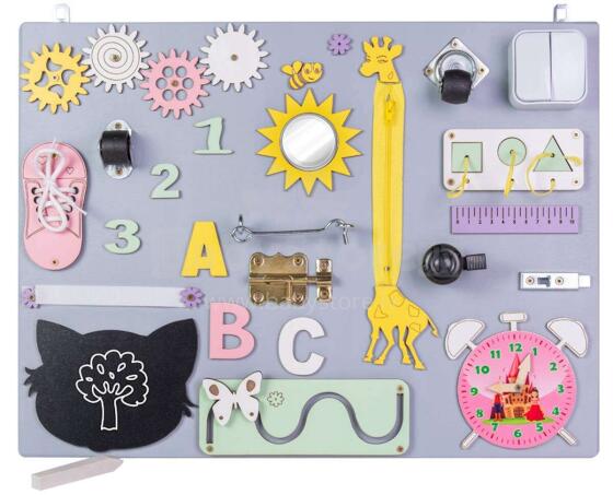 3toysm Montessori Busy Board Art.MT08 Development board 50x37,5