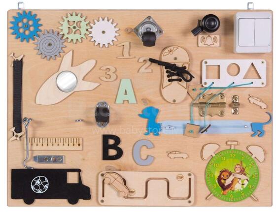 3toysm MONTESSORI  Busy Board Art.MT09 Development board 50x37,5