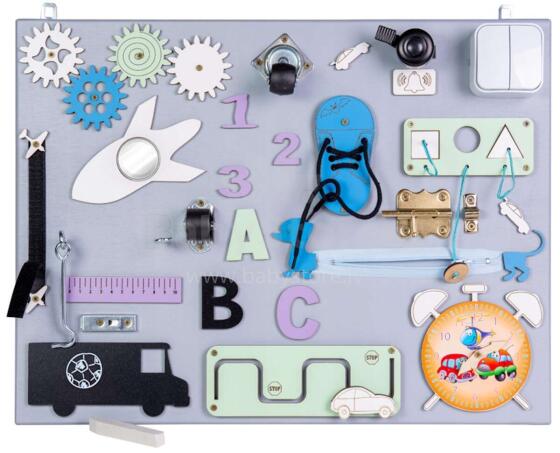 3toysm Montessori  Busy Board Art.MT10 Development board 50x37,5