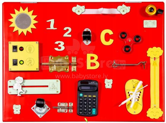3toysm MONTESSORI  Sensor Art.MT24 Развивающая доска 50x38