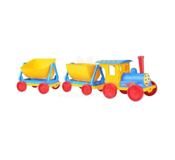 3toysm Art.13118 A train with wagon blue
