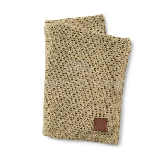 Elodie Details Cellular Blanket 100x75cm, Pure Khaki