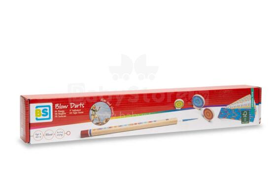 BS TOYS Актвиная игра Дартс через плевательную трубку