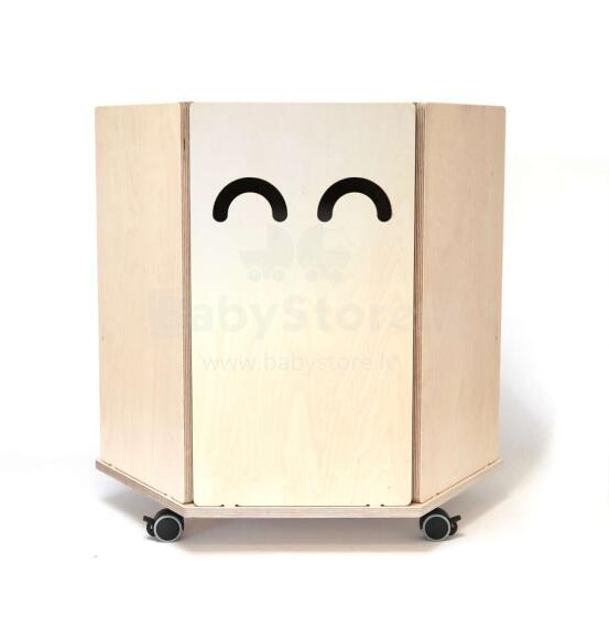Wooden Toy Chest Art.BBO005 Natural Деревянный ящик для игрушек