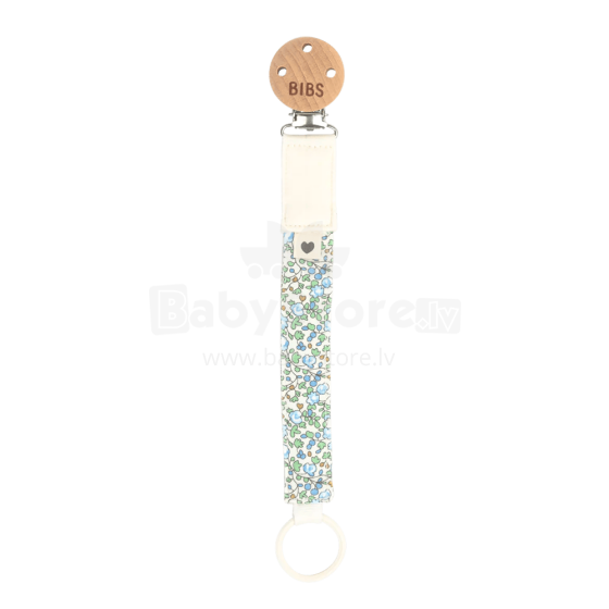 Bibs x Liberty Pacifier Clip Art.152360 Eloise Ivory Держатель для пустышки
