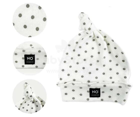 La Bebe™ NO Hat Art. 10-00-21 Dots Шапочка для новорождённых 100% хлопок
