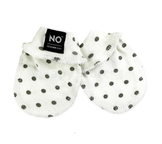 La Bebe™ NO Baby Mittens Art. 10-02-21 Dots Детские рукaвички/антицарапки из мягкого хлопка