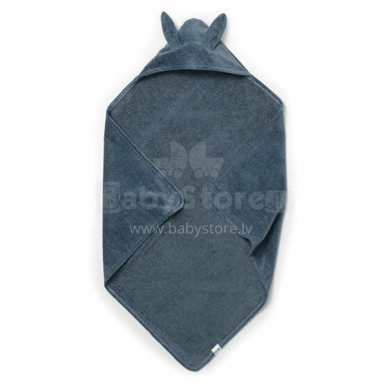 Elodie Details полотенце с капюшоном 80x80 см, Tender Blue Bunny