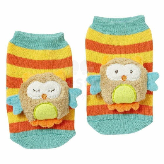 Fehn Rattle socks Owl/ Sleeping Forest