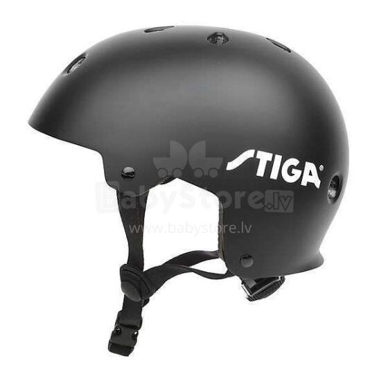 Stiga Street RS Medium Art.82-3141-06 Black augstākas klases aizsārgķivere (59-61)