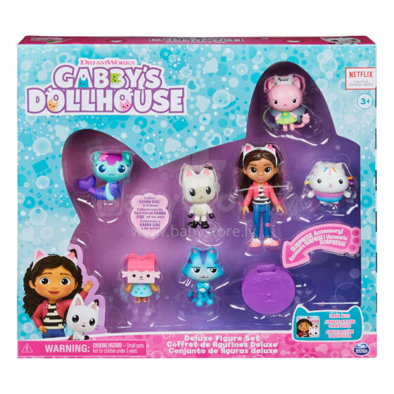 GABBY´S DOLLHOUSE Rotaļu komplekts ar luksusa figūriņām
