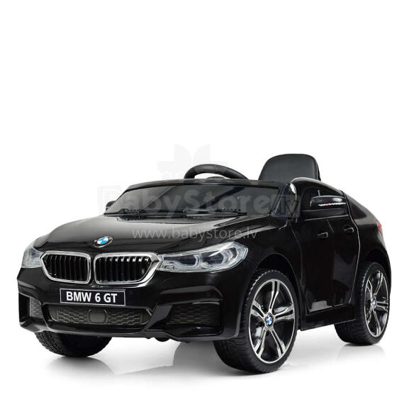 Toma BMW 6 GT Art.JJ2164 Melns - Bērnu elektromobilis ar tālvadības pulti