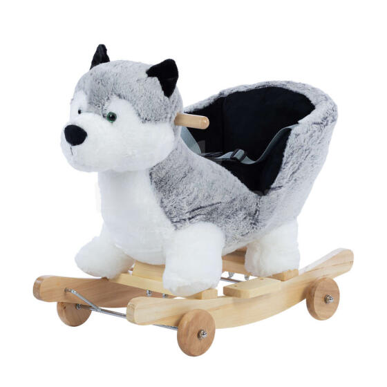 Toma Rocking  Chair Art.WJ-658 Husky Mīksts šūpuļzirdziņš ar muguriņas atbalstu (Šupuļzirgs)
