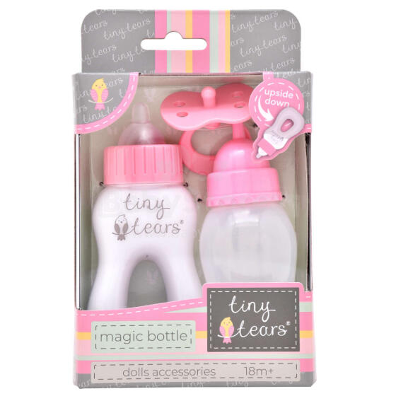 TINY TEARS leļļu piederumu komplekts, knupītis un pudeles, 11122