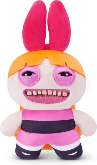 Fuggler Powerpuff Girls 22 cm Plush (Blossom) Art.152686  smieklīga neglīta monstru plīša rotaļlieta