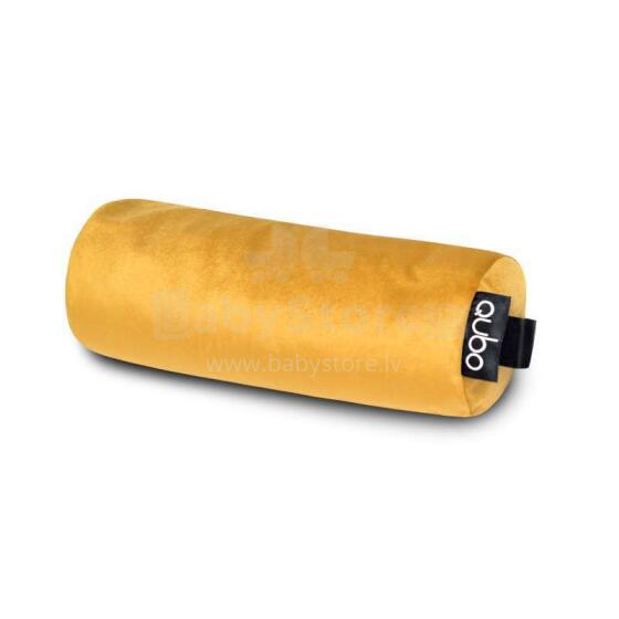 Qubo Art.152691 Apricot Velvet Yoga Bolster 14 (filled with buckwheat husks)