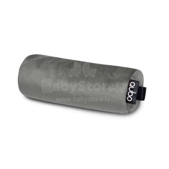 Qubo Art.152718 Graphite Velvet  Yoga Bolster 14 (filled with buckwheat husks)
